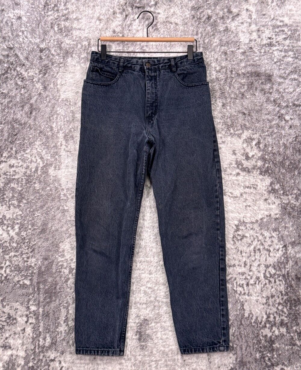 Vintage Guess Jeans 29 in Womens High Rise Black Charcoal Wash Denim